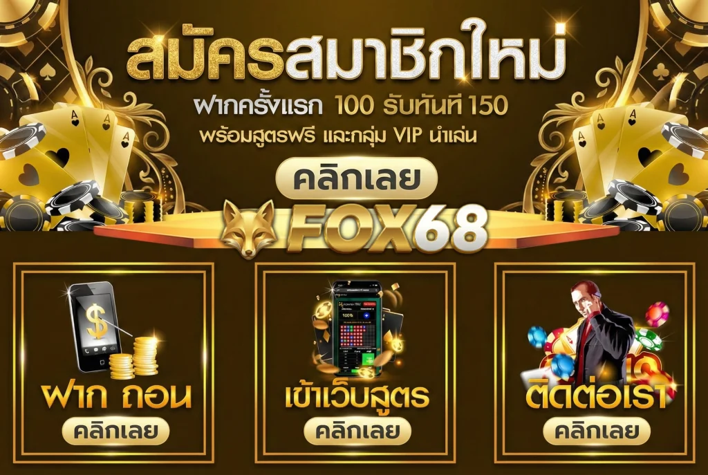 fox68 สมัครสมาชิก